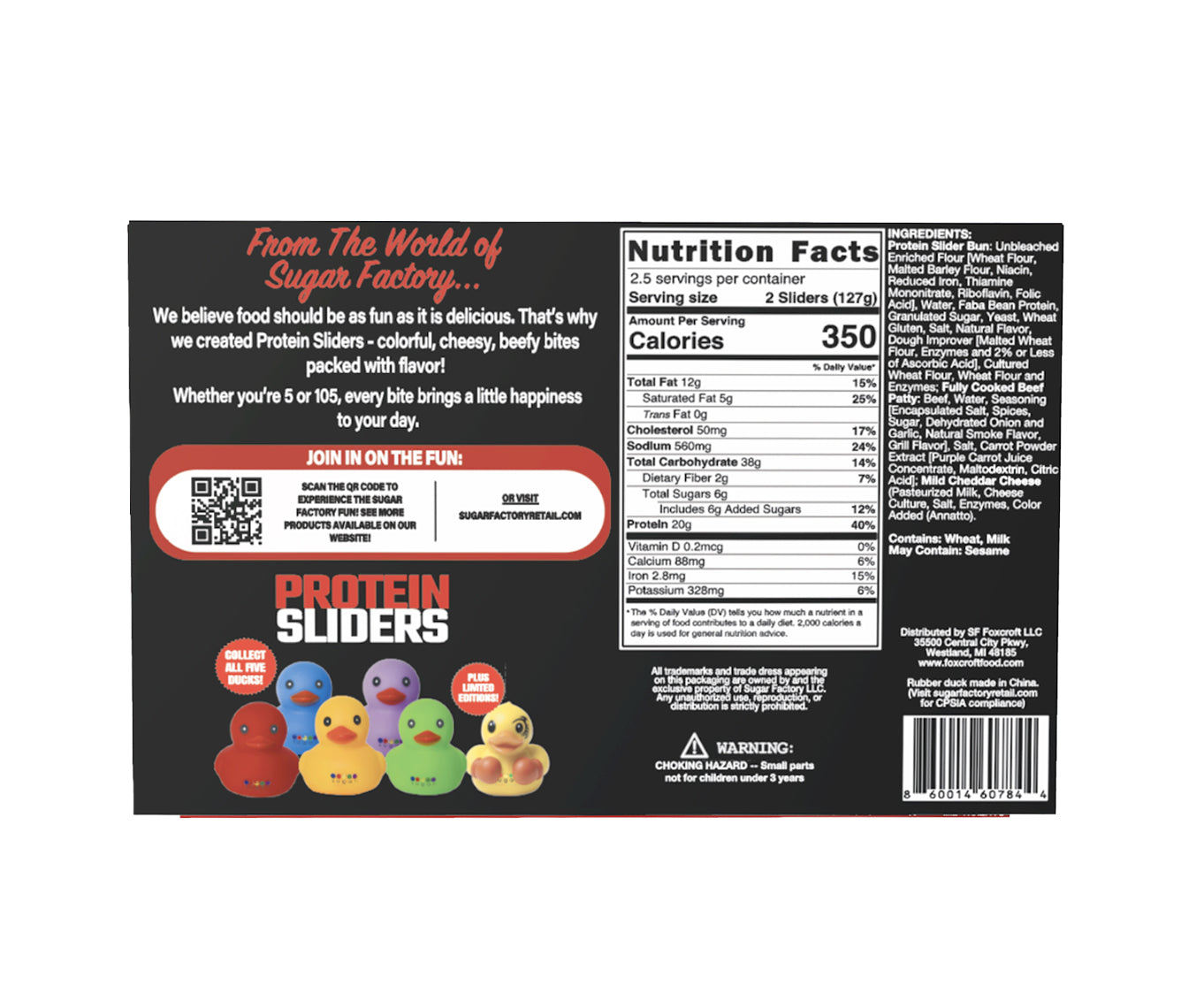Protein Cheese Sliders - 5 Pack