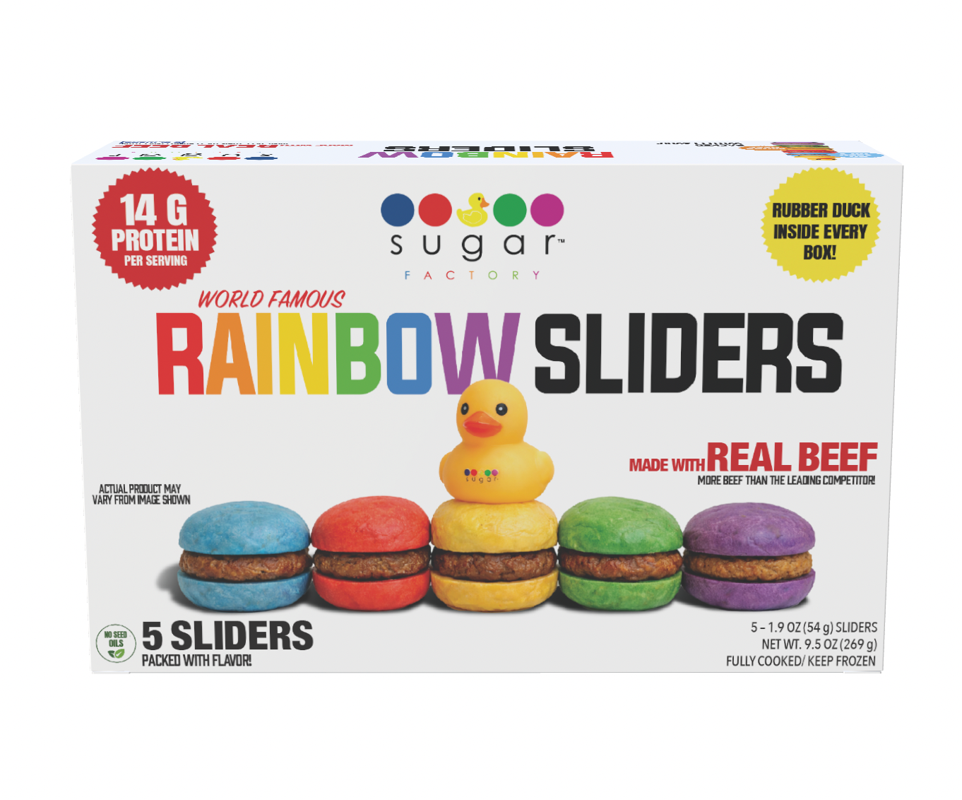 Rainbow Slider | 5 Pack (Plain)
