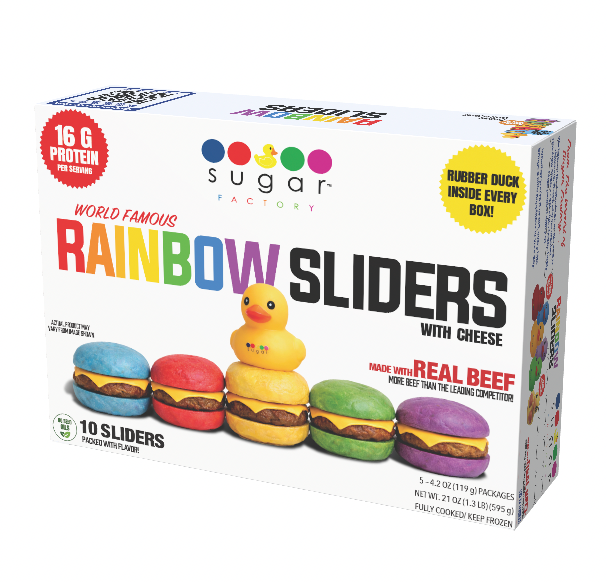 Rainbow Slider | 10 Pack with Cheese